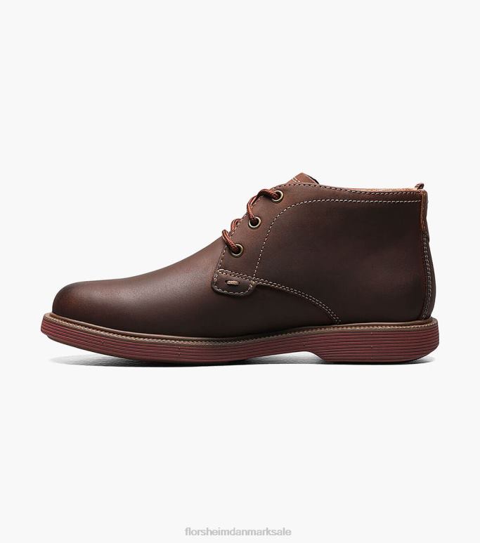 Florsheim børn supacush jr almindelig tå chukka støvle NF0RV450 fodtøj brun lm