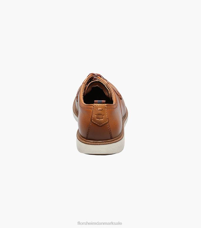 Florsheim børn supacush jr almindelig tå oxford NF0RV452 fodtøj cognac