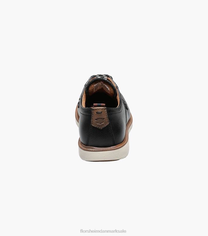 Florsheim børn supacush jr almindelig tå oxford NF0RV456 fodtøj sort