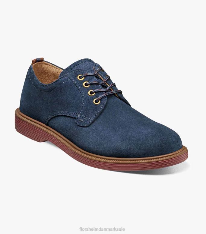 Florsheim børn supacush jr almindelig tå oxford NF0RV459 fodtøj flåde