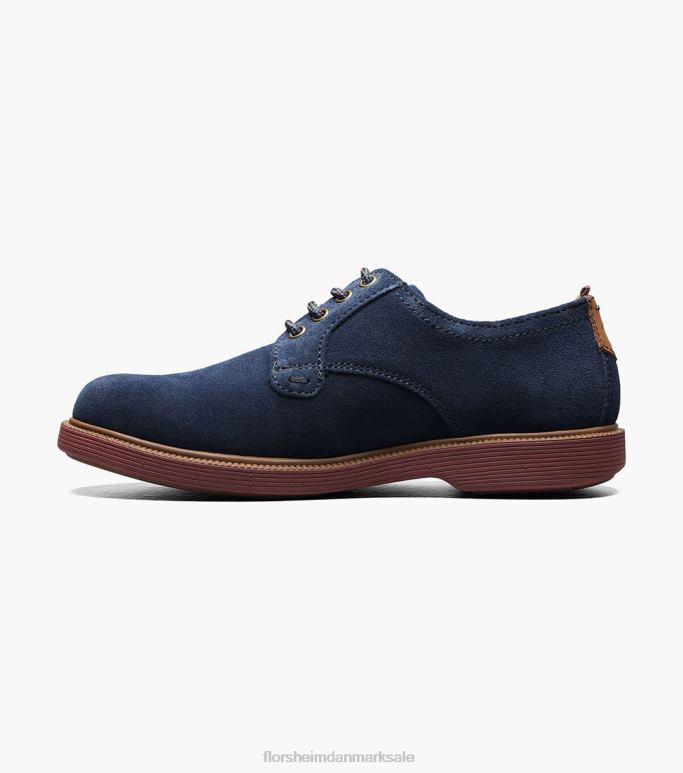 Florsheim børn supacush jr almindelig tå oxford NF0RV459 fodtøj flåde