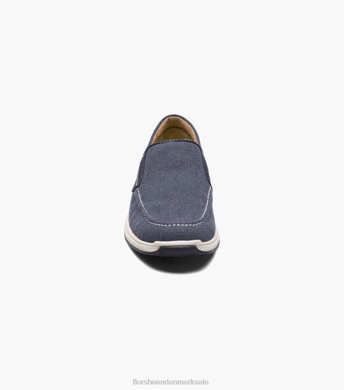 Florsheim børn venture jr kanvas venetiansk slip på NF0RV481 fodtøj flåde