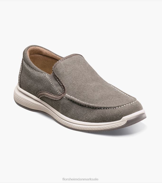 Florsheim børn venture jr kanvas venetiansk slip på NF0RV482 fodtøj grå