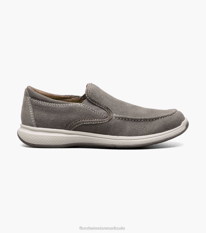 Florsheim børn venture jr kanvas venetiansk slip på NF0RV482 fodtøj grå