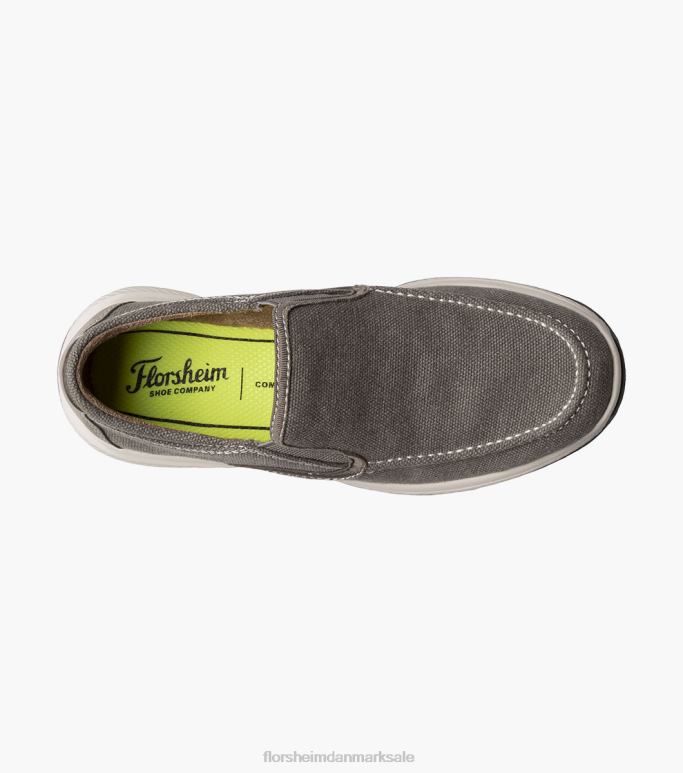 Florsheim børn venture jr kanvas venetiansk slip på NF0RV482 fodtøj grå