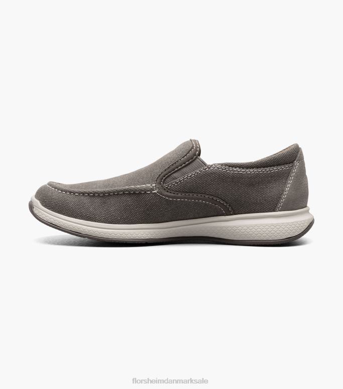 Florsheim børn venture jr kanvas venetiansk slip på NF0RV482 fodtøj grå