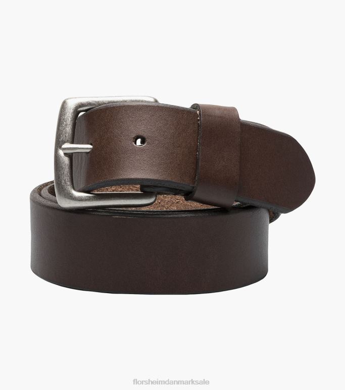 Florsheim unisex berra ægte læder bælte NF0RV536 tilbehør Brun