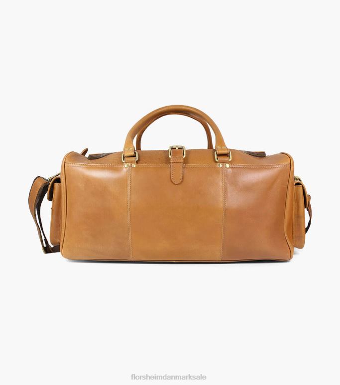 Florsheim unisex candemir rejsetaske i ægte læder NF0RV629 tilbehør cognac