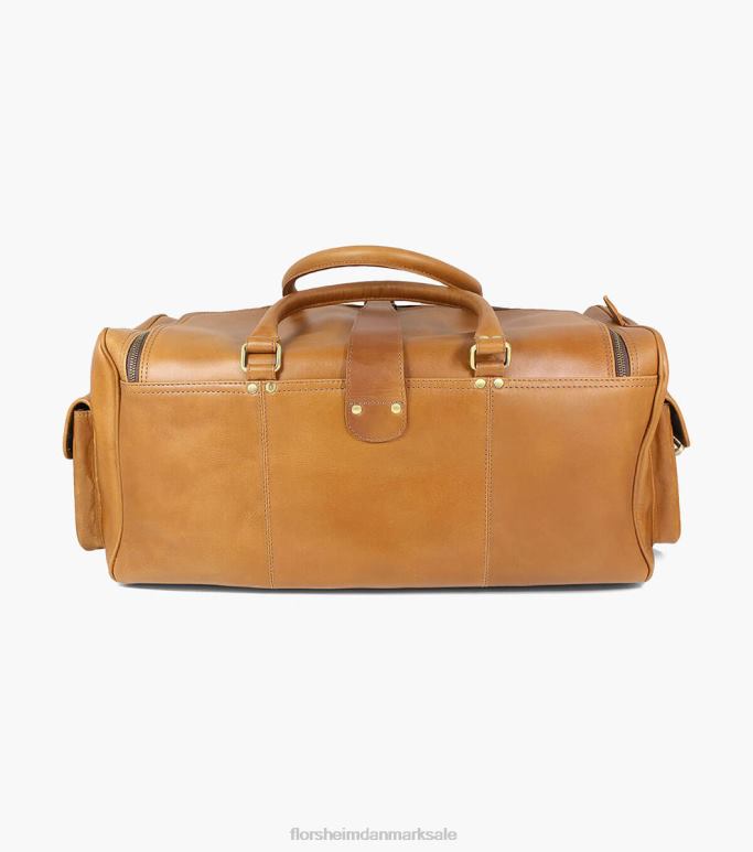 Florsheim unisex candemir rejsetaske i ægte læder NF0RV629 tilbehør cognac