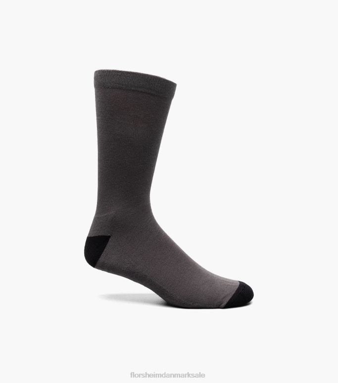 Florsheim unisex cush comfortech crew dress sokker NF0RV582 tilbehør trækul