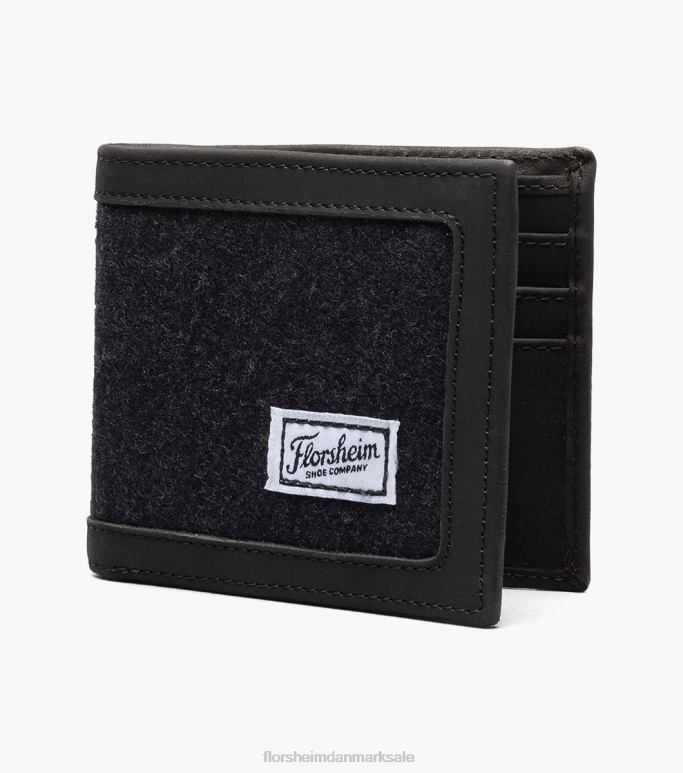 Florsheim unisex damon bi-fold pung NF0RV661 tilbehør trækul