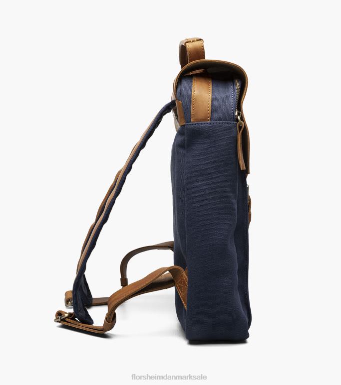 Florsheim unisex deigo kanvas/læder rygsæk NF0RV620 tilbehør blå