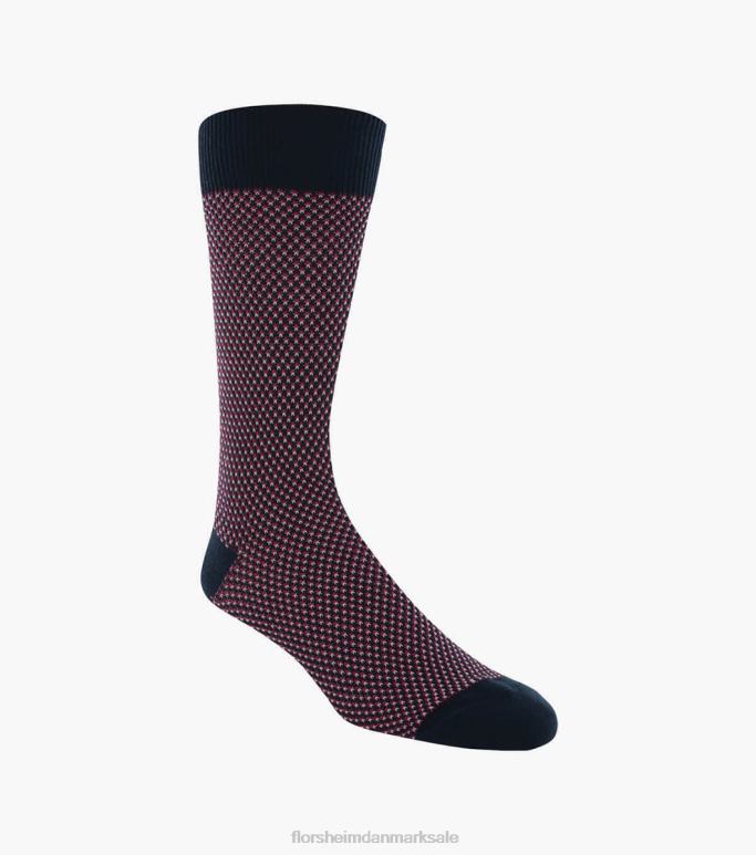Florsheim unisex dobbelt birdseye crew kjole sokker NF0RV589 tilbehør flåde