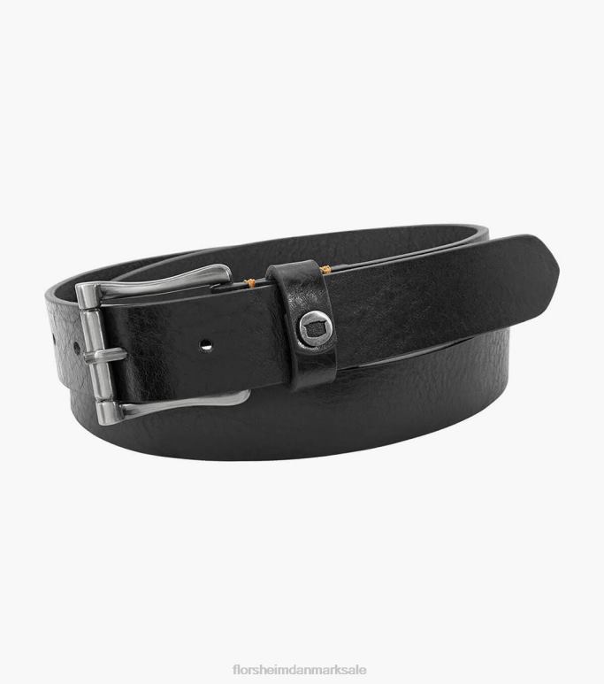 Florsheim unisex gilmore sadel læder bit bælte NF0RV553 tilbehør sort