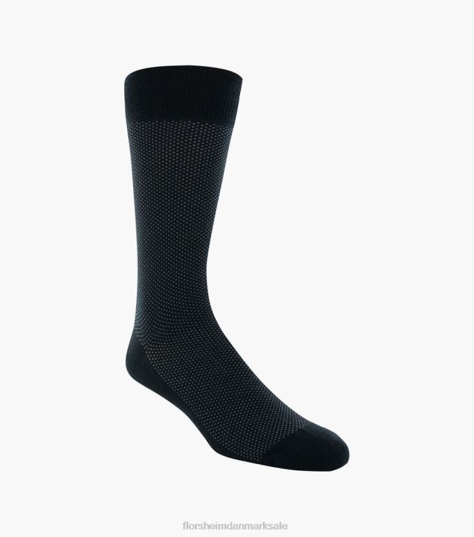 Florsheim unisex pindot klassiske store + høje kjolestrømper NF0RV606 tilbehør sort