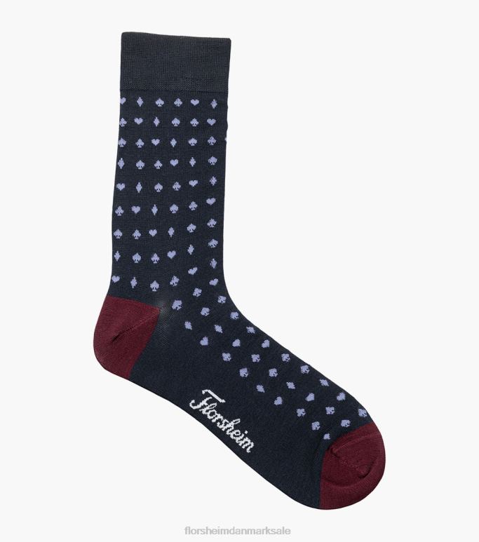 Florsheim unisex poker crew kjole sokker NF0RV562 tilbehør flåde