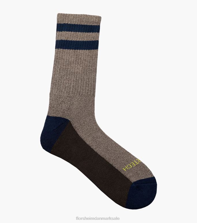 Florsheim unisex sports marled crew sokker NF0RV584 tilbehør Brun