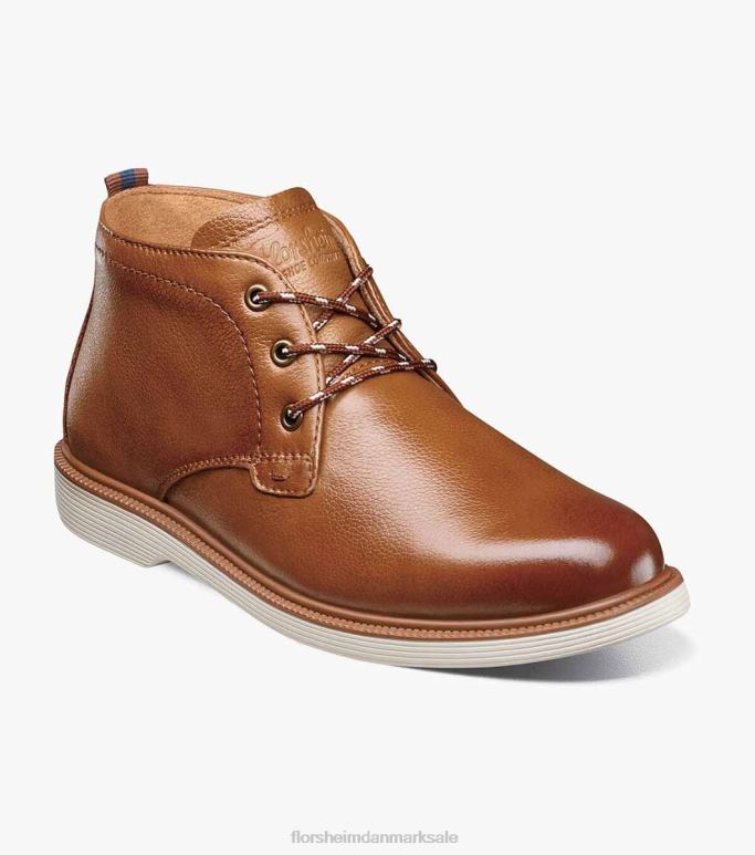 Florsheim børn supacush jr almindelig tå chukka støvle NF0RV449 fodtøj cognac