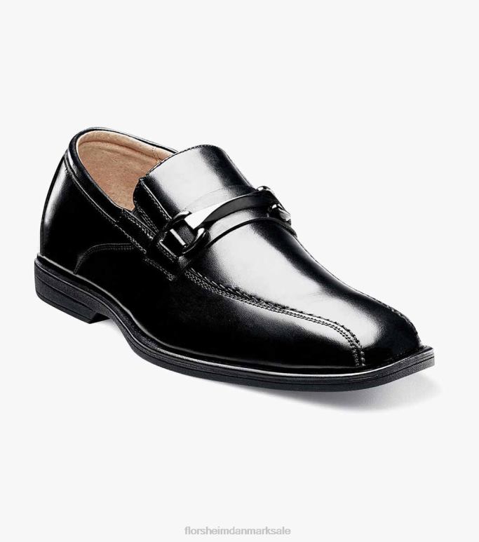 Florsheim børn afsløre jr cykel tå bit loafer NF0RV486 fodtøj sort