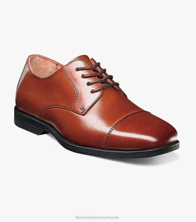 Florsheim børn afsløre jr kappe tå oxford NF0RV470 fodtøj cognac
