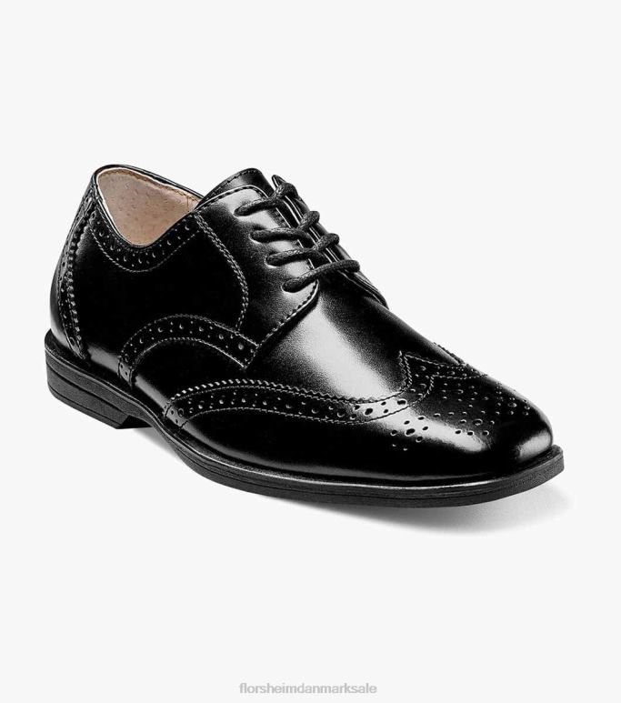 Florsheim børn afsløre jr vingespids oxford NF0RV484 fodtøj sort
