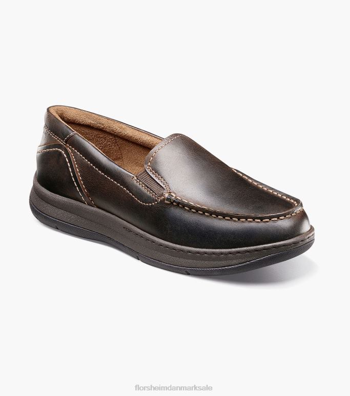 Florsheim børn central jr moc toe venetiansk loafer NF0RV479 fodtøj brun lm