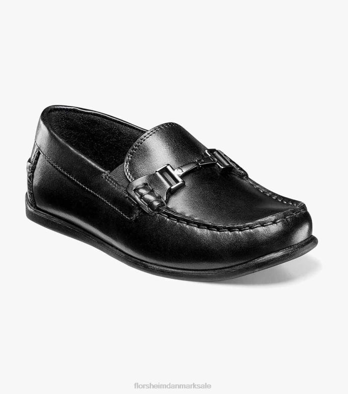 Florsheim børn jasper jr moc toe bit loafer NF0RV499 fodtøj sort