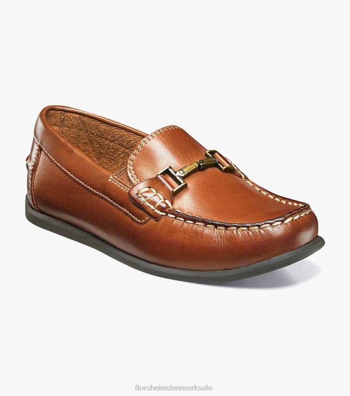 Florsheim børn jasper jr moc toe bit loafer NF0RV500 fodtøj sadelbrun