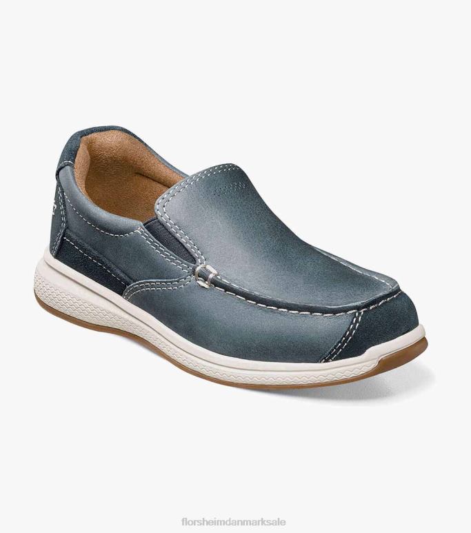 Florsheim børn store søer jr moc toe slip på NF0RV464 fodtøj indigo
