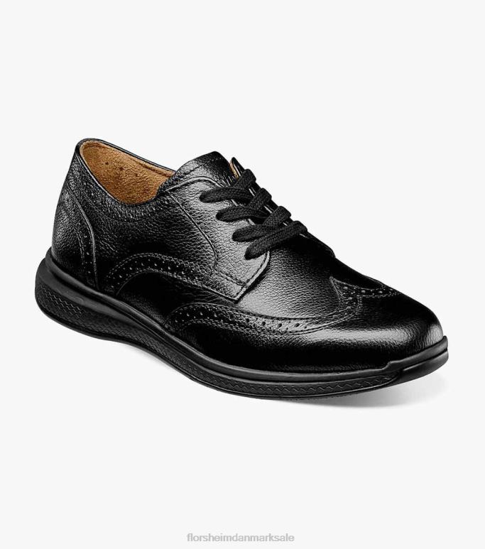 Florsheim børn store søer jr vingespids oxford NF0RV443 fodtøj sort