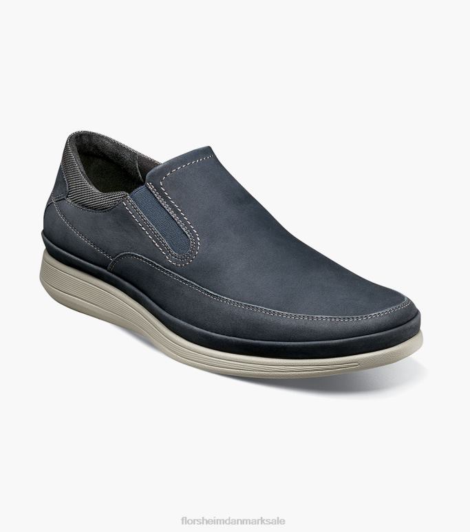 Florsheim Mænd motion moc toe slip på NF0RV327 fodtøj marineblå nubuck