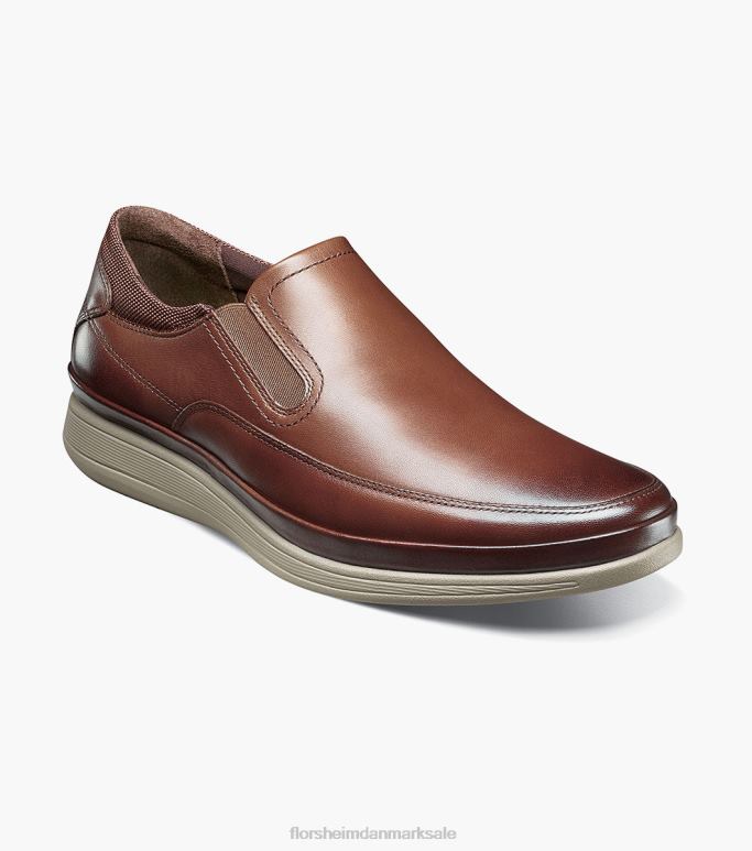 Florsheim Mænd motion moc toe slip på NF0RV329 fodtøj cognac