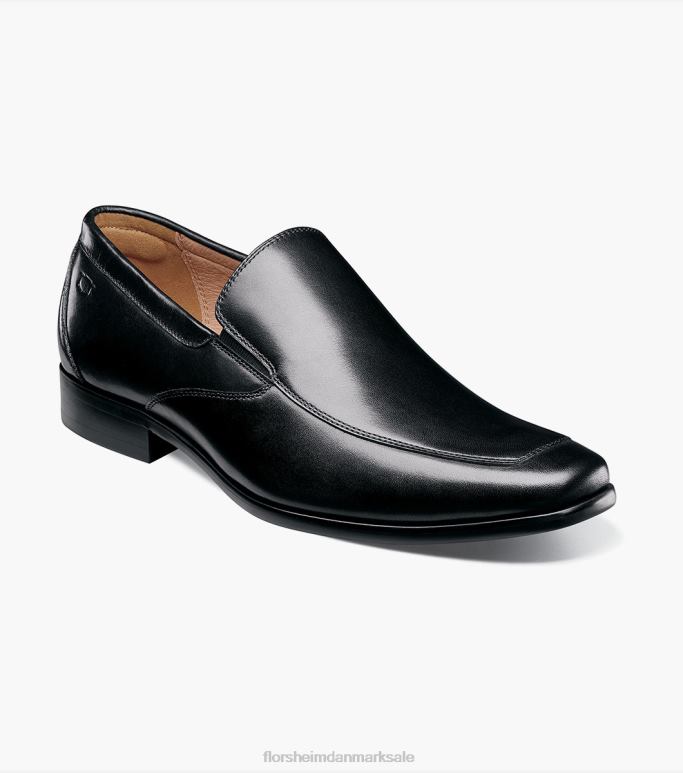 Florsheim Mænd postino 2 moc toe venetiansk slip på NF0RV122 fodtøj sort glat