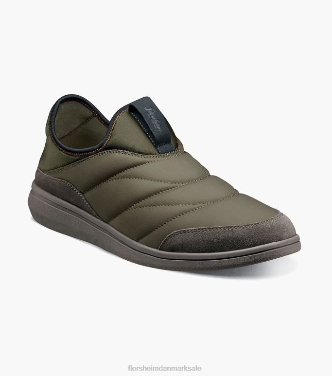 Florsheim Mænd sporty nylon moc toe slip on NF0RV399 fodtøj oliven