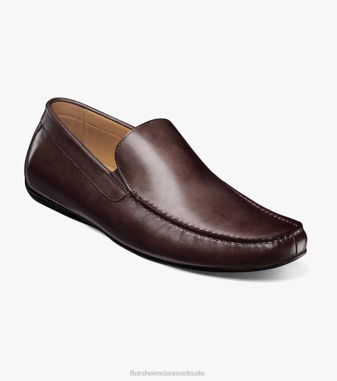 Florsheim Mænd dubino moc toe venetiansk slip på NF0RV280 fodtøj Brun
