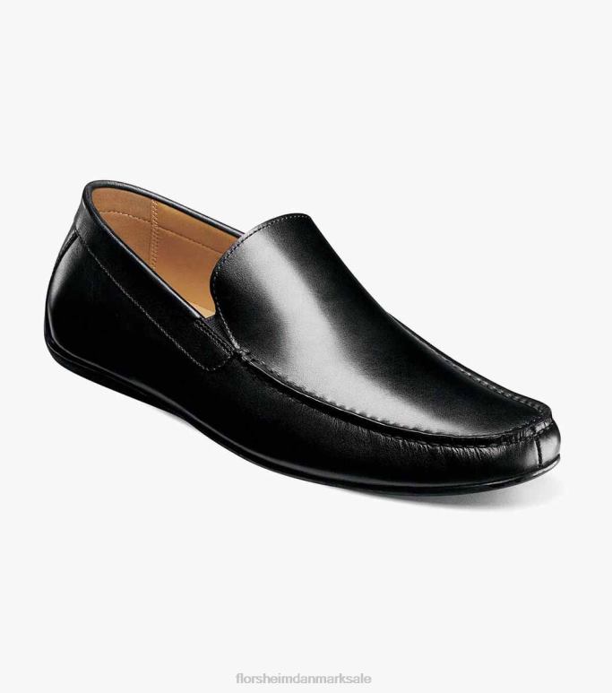 Florsheim Mænd dubino moc toe venetiansk slip på NF0RV281 fodtøj sort