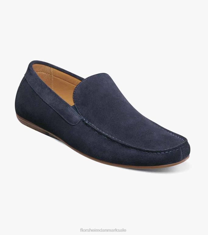 Florsheim Mænd dubino moc toe venetiansk slip på NF0RV282 fodtøj marineblå ruskind