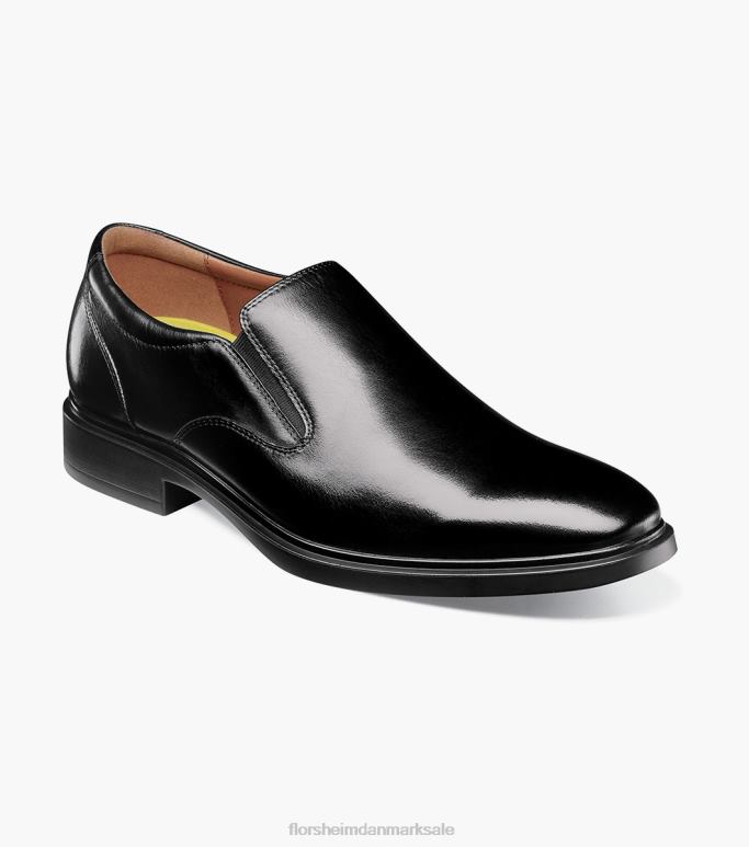 Florsheim Mænd prognose vandtæt almindelig tå slip på NF0RV191 fodtøj sort