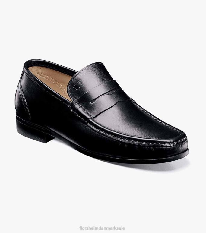 Florsheim Mænd puente moc toe penny loafer NF0RV277 fodtøj sort