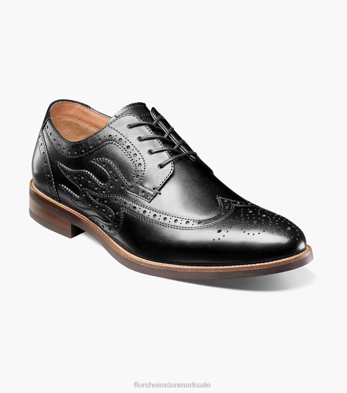 Florsheim Mænd uptown krydret vingespids oxford NF0RV111 fodtøj sort