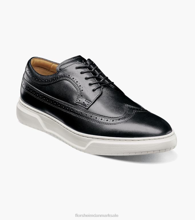 Florsheim Mænd premier sneaker med sneaker med vingespids NF0RV109 fodtøj sort