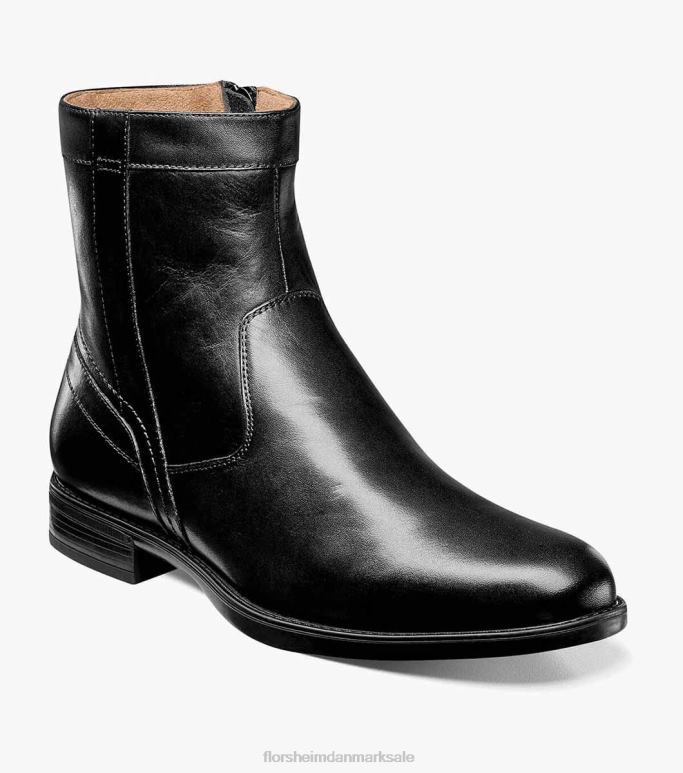 Florsheim Mænd midtown almindelig tå lynlås støvle NF0RV204 fodtøj sort
