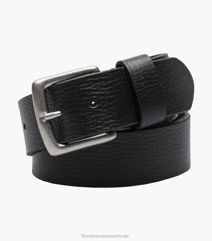 Florsheim unisex wyatt bælte i ægte læder NF0RV538 tilbehør sort