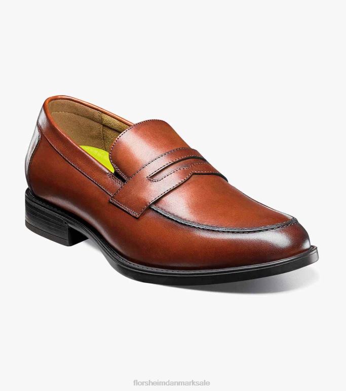 Florsheim Mænd midtown moc toe penny loafer NF0RV201 fodtøj cognac