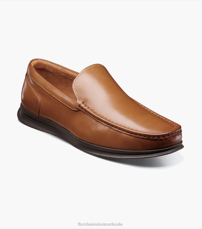 Florsheim Mænd montigo moc toe venetiansk loafer NF0RV104 fodtøj cognac