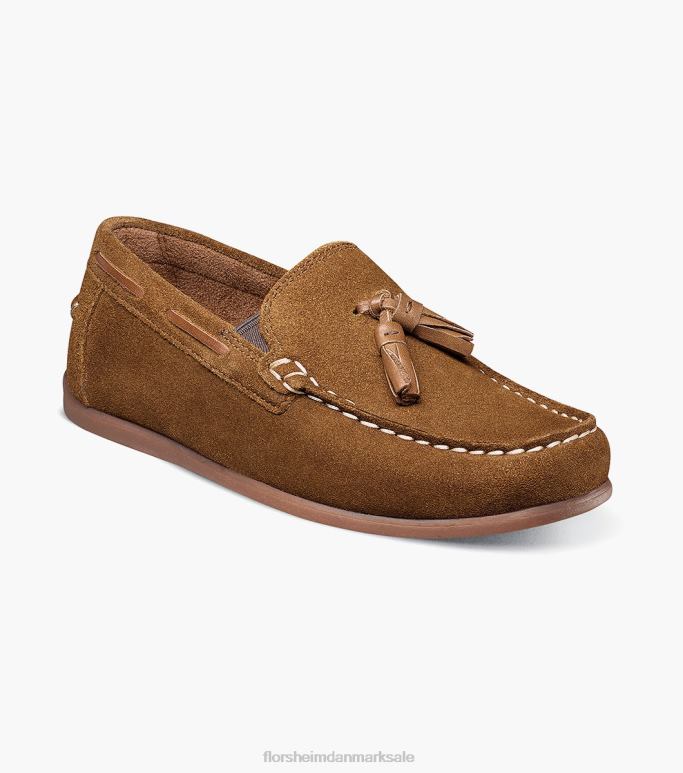 Florsheim børn jasper jr moc toe drop kvast loafer NF0RV474 fodtøj mokka