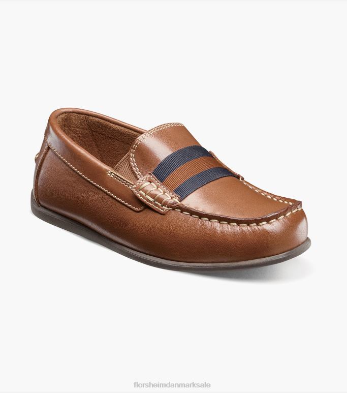 Florsheim børn jasper jr moc tårem loafer NF0RV427 fodtøj sadelbrun