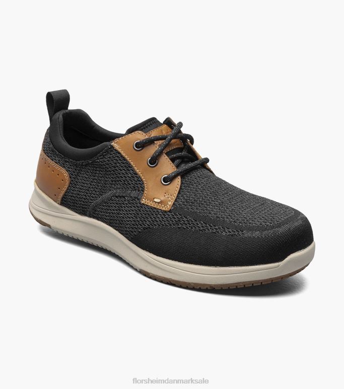 Florsheim Mænd Conway komposit sneaker med almindelig tå NF0RV409 fodtøj sort og brun