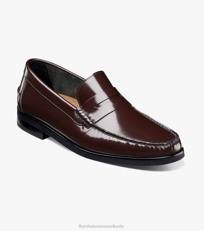 Florsheim Mænd berkley flex moc toe penny loafer NF0RV178 fodtøj bordeaux