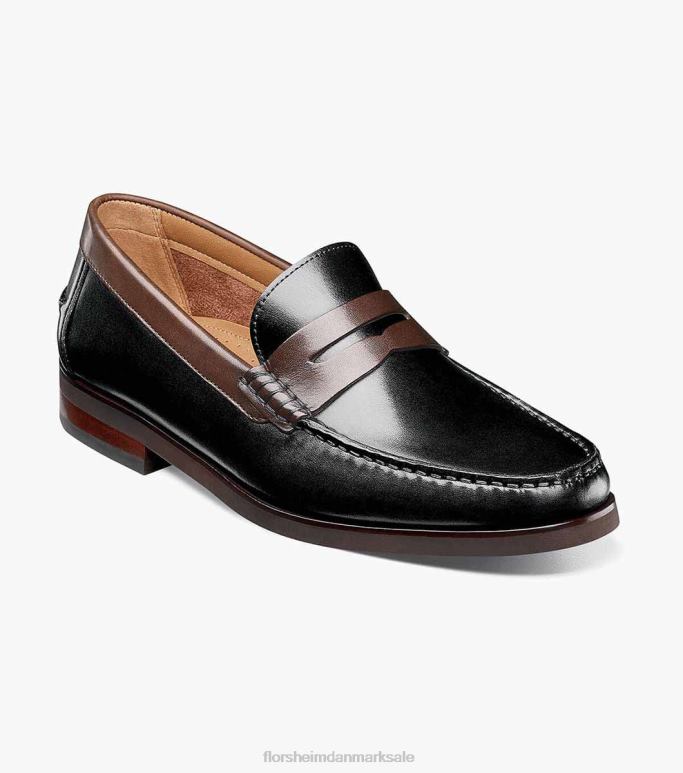 Florsheim Mænd berkley flex moc toe penny loafer NF0RV179 fodtøj sort og brun
